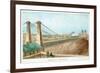 Niagara Cast Iron Bridge, New York, USA, C1855-C1860-null-Framed Giclee Print