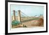 Niagara Cast Iron Bridge, New York, USA, C1855-C1860-null-Framed Giclee Print