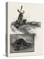 Niagara District, Old Fort Erie, and Windmill, Canada, Nineteenth Century-null-Stretched Canvas