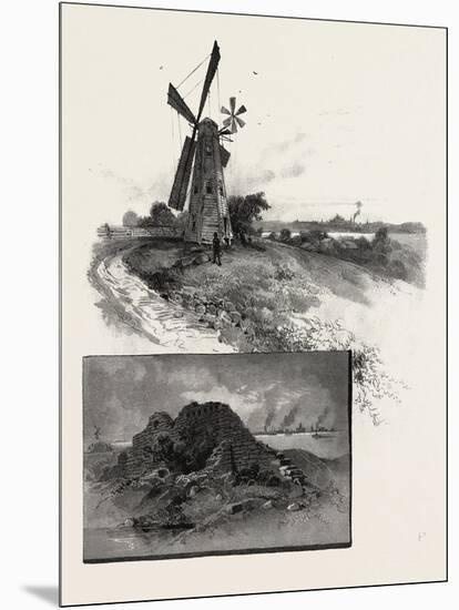 Niagara District, Old Fort Erie, and Windmill, Canada, Nineteenth Century-null-Mounted Giclee Print