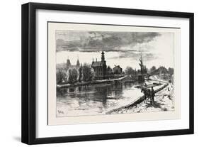 Niagara District, Thorold, on Old Welland Canal, Canada, Nineteenth Century-null-Framed Giclee Print