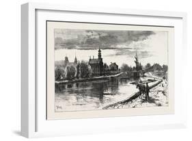 Niagara District, Thorold, on Old Welland Canal, Canada, Nineteenth Century-null-Framed Giclee Print