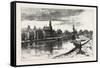 Niagara District, Thorold, on Old Welland Canal, Canada, Nineteenth Century-null-Framed Stretched Canvas