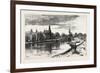 Niagara District, Thorold, on Old Welland Canal, Canada, Nineteenth Century-null-Framed Giclee Print