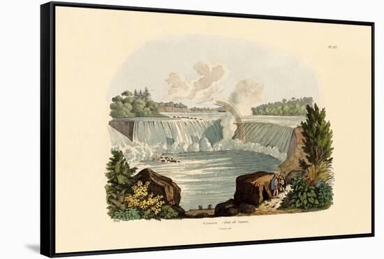 Niagara Falls, 1833-39-null-Framed Stretched Canvas