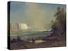 Niagara Falls, 1863-Albert Bierstadt-Stretched Canvas