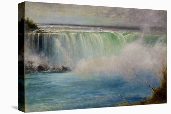 Niagara Falls, 1885, by George Inness, 1825-1894, American landscape painting,-George Inness-Stretched Canvas