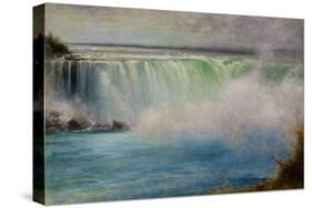 Niagara Falls, 1885, by George Inness, 1825-1894, American landscape painting,-George Inness-Stretched Canvas