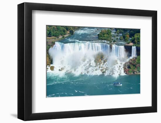 Niagara Falls Aerial Panorama-null-Framed Art Print
