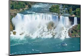 Niagara Falls Aerial Panorama-null-Mounted Art Print