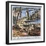 Niagara Falls: Beavers, 1715-null-Framed Giclee Print