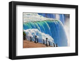 Niagara Falls Binoculars-null-Framed Art Print