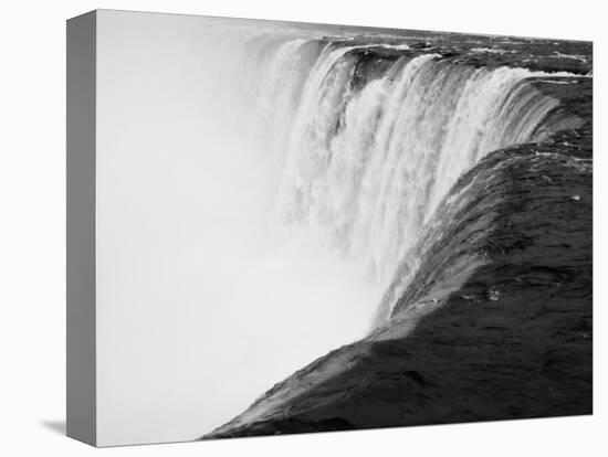 Niagara Falls BW-John Gusky-Stretched Canvas