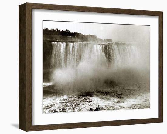 Niagara Falls Canada, April 1970-null-Framed Premium Photographic Print