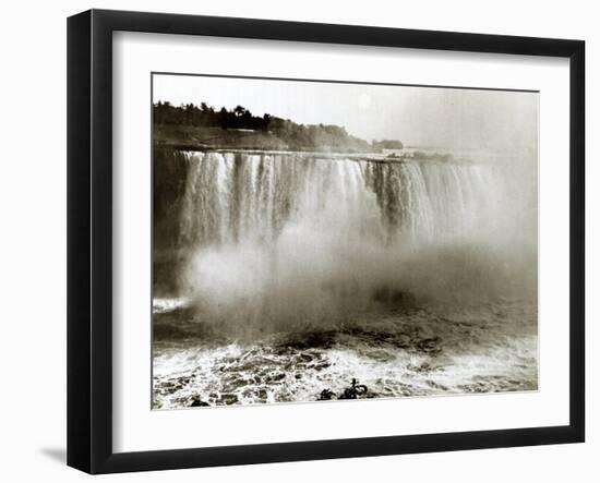 Niagara Falls Canada, April 1970-null-Framed Premium Photographic Print