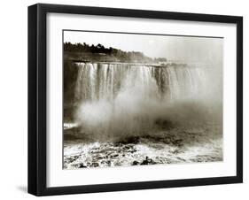 Niagara Falls Canada, April 1970-null-Framed Premium Photographic Print