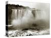 Niagara Falls Canada, April 1970-null-Stretched Canvas
