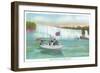 Niagara Falls, Canada - View of Maid of the Mist Boat-Lantern Press-Framed Art Print