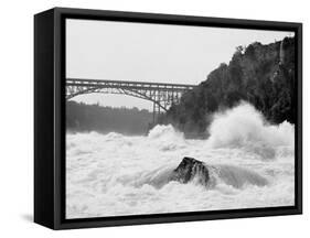 Niagara Falls from International Bridge-null-Framed Stretched Canvas