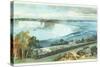 Niagara Falls from Michigan Central Train Poster-Charles Graham-Stretched Canvas