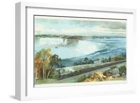 Niagara Falls from Michigan Central Train Poster-Charles Graham-Framed Giclee Print