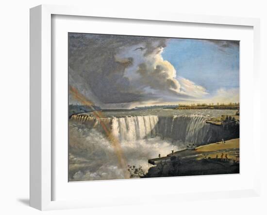 Niagara Falls from Table Rock, 1835-Samuel Finley Breese Morse-Framed Giclee Print