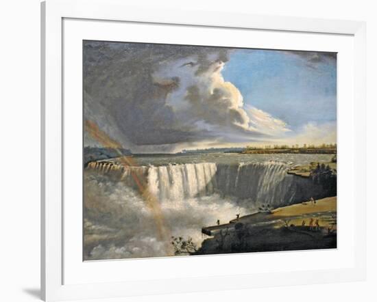 Niagara Falls from Table Rock, 1835-Samuel Finley Breese Morse-Framed Giclee Print