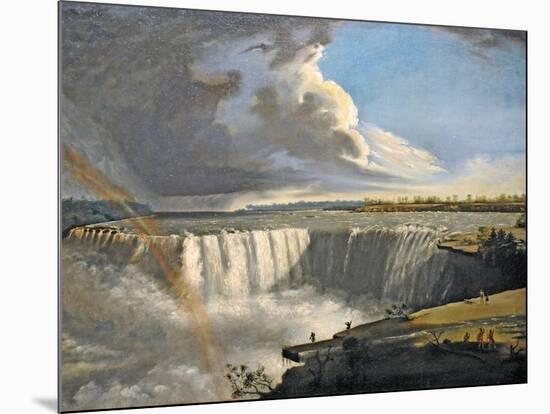 Niagara Falls from Table Rock, 1835-Samuel Finley Breese Morse-Mounted Giclee Print