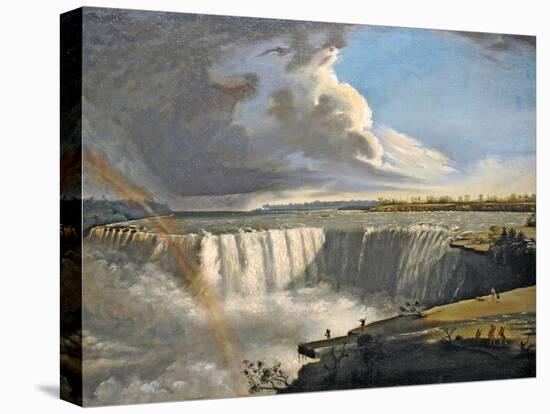 Niagara Falls from Table Rock, 1835-Samuel Finley Breese Morse-Stretched Canvas