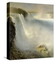 Niagara Falls, from the American Side, 1867-Frederic Edwin Church-Stretched Canvas