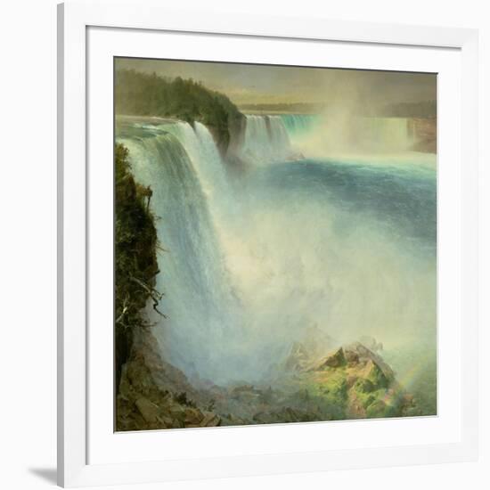 Niagara Falls, from the American Side, 1867-Frederic Edwin Church-Framed Giclee Print