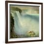 Niagara Falls, from the American Side, 1867-Frederic Edwin Church-Framed Giclee Print