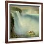 Niagara Falls, from the American Side, 1867-Frederic Edwin Church-Framed Giclee Print