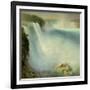 Niagara Falls, from the American Side, 1867-Frederic Edwin Church-Framed Giclee Print