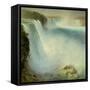 Niagara Falls, from the American Side, 1867-Frederic Edwin Church-Framed Stretched Canvas