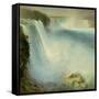 Niagara Falls, from the American Side, 1867-Frederic Edwin Church-Framed Stretched Canvas