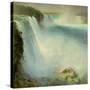 Niagara Falls, from the American Side, 1867-Frederic Edwin Church-Stretched Canvas