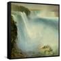 Niagara Falls, from the American Side, 1867-Frederic Edwin Church-Framed Stretched Canvas