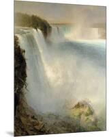 Niagara Falls from the American Side-Frederic Edwin Church-Mounted Giclee Print