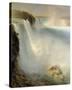 Niagara Falls from the American Side-Frederic Edwin Church-Stretched Canvas