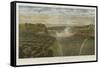 Niagara Falls from the American Side-George Henry Andrews-Framed Stretched Canvas