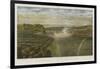 Niagara Falls from the American Side-George Henry Andrews-Framed Giclee Print