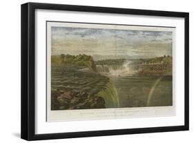 Niagara Falls from the American Side-George Henry Andrews-Framed Giclee Print