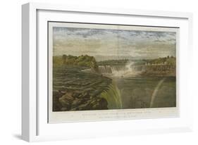 Niagara Falls from the American Side-George Henry Andrews-Framed Giclee Print