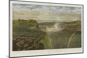 Niagara Falls from the American Side-George Henry Andrews-Mounted Giclee Print