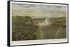 Niagara Falls from the American Side-George Henry Andrews-Framed Stretched Canvas