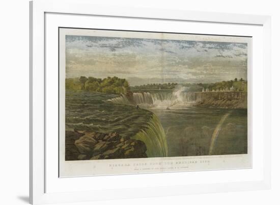 Niagara Falls from the American Side-George Henry Andrews-Framed Giclee Print