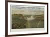 Niagara Falls from the American Side-George Henry Andrews-Framed Giclee Print