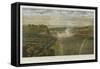 Niagara Falls from the American Side-George Henry Andrews-Framed Stretched Canvas