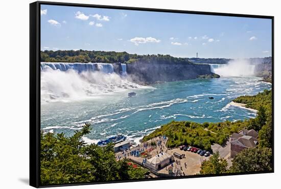 Niagara Falls from the Canadian Side-Joe Restuccia III-Framed Stretched Canvas